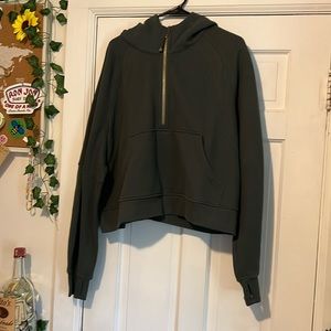 Scuba Oversized Half-Zip Hoodie